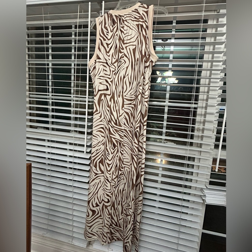 Exclusive Heart, Zebra print, maxi dress, size XL - Picture 2 of 10